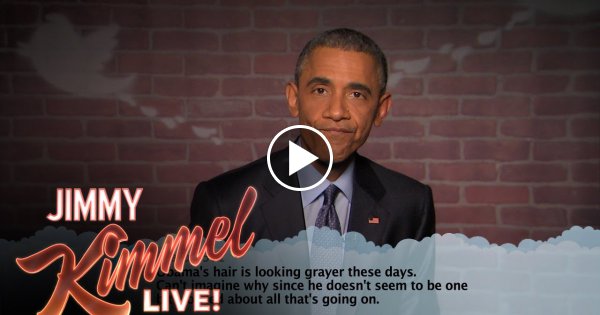 Barack Obama liest Hater-Kommentare über sich selbst vor und bleibt dabei ziemlich cool!