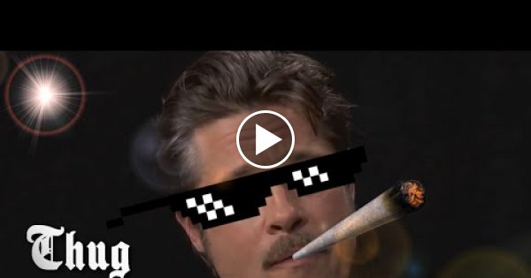 Brad Pitt sollte man nicht beleidigen - Thug Life!