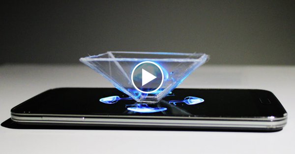 Verwandel dein Smartphone in ein 3D Hologramm !