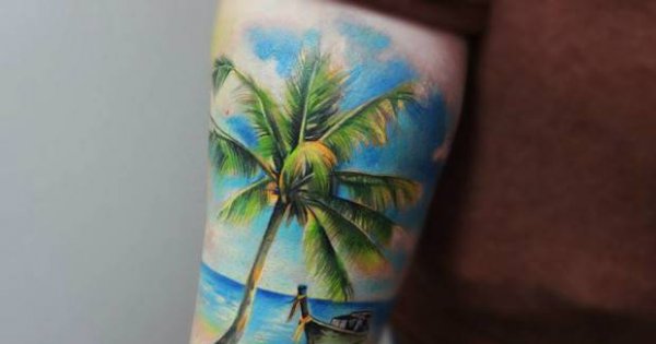 16 perfekte StrandTattoos für den Sommer