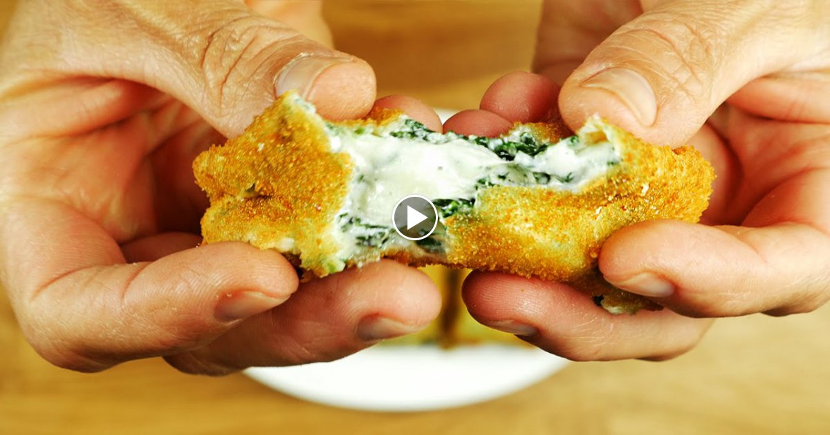 GENIALER TRICK MIT KÄSE & SPINAT!