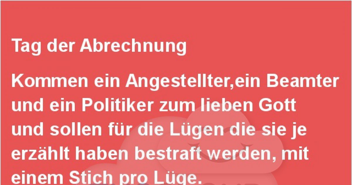 Tag der Abrechnung