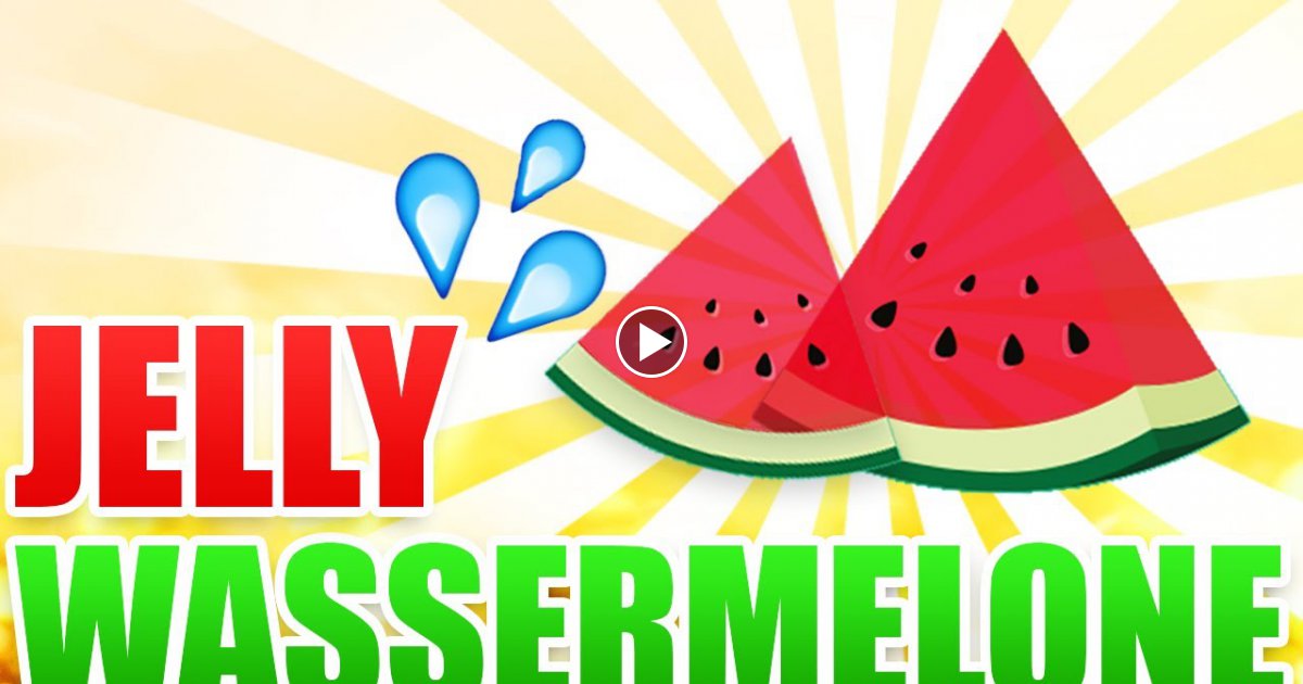 DIY Wassermelone aus Wackelpudding!