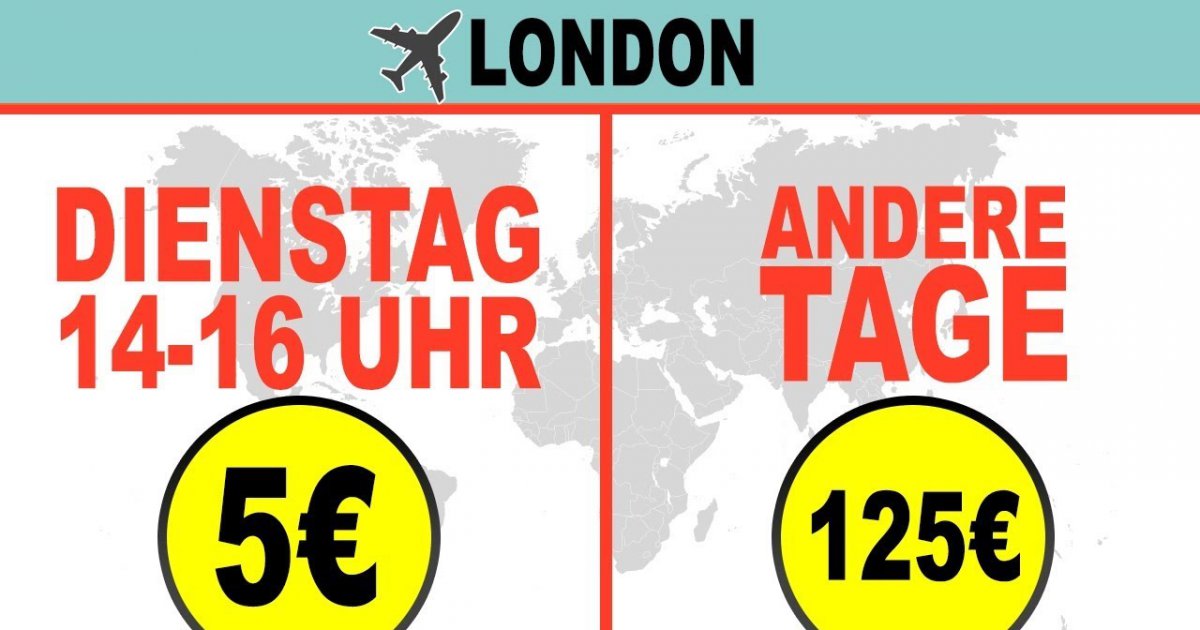 So buchst du einen FLUG für den Preis eines Kinotickets!