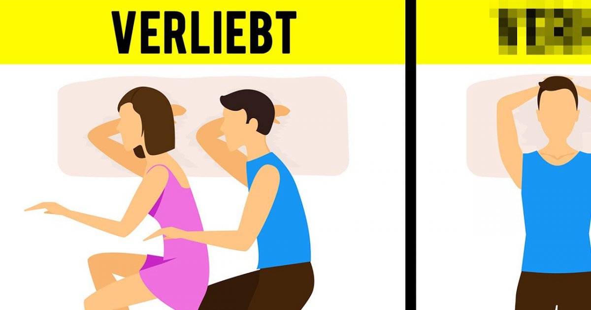 Das verraten SCHLAFPOSITIONEN über eure Beziehung!