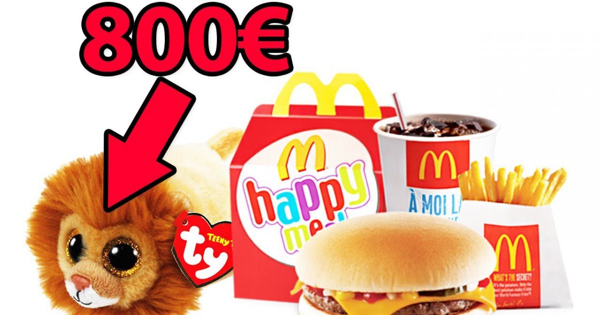 7 Happy Meals die heute eine Vermögen wert sind!