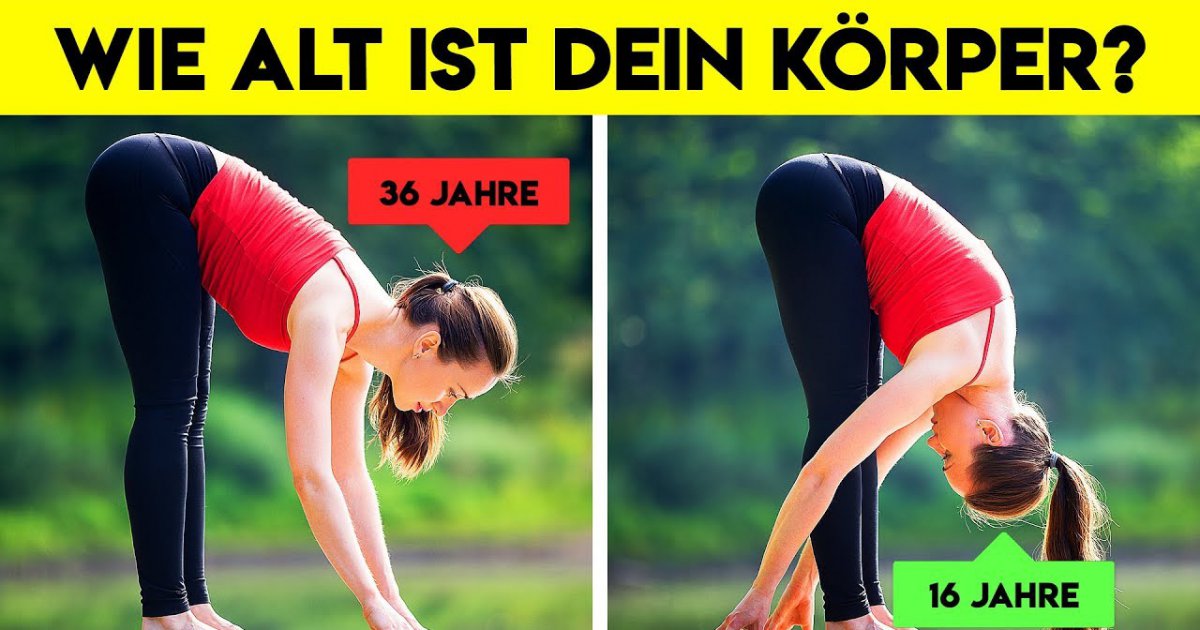 So ALT ist dein Körper WIRKLICH!