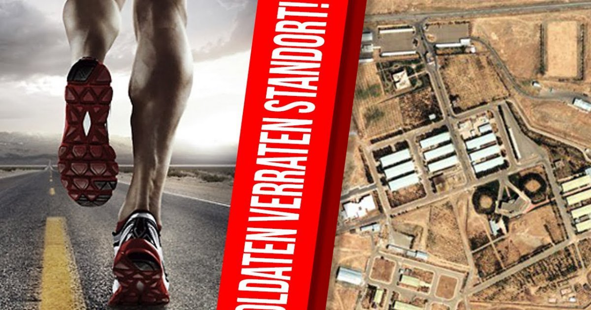 GEHEIME MILITÄRTSTÜTZPUNKTE offenbart durch FITNESS APP!