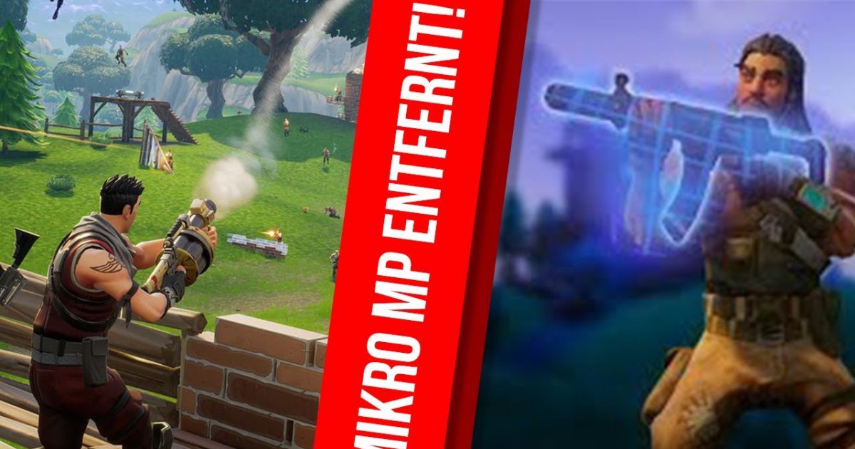 EPIC GAMES entfernt MIKRO MP aus dem SPIEL! FORTNITE BATTLE ROYAL rotiert mit den WAFFEN!