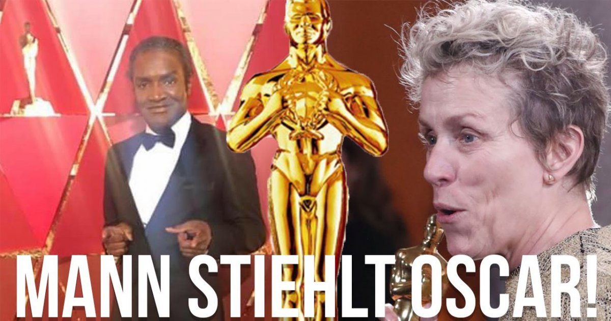 47-jähriger klaut Oscar von Frances McDormand und wird verhaftet!